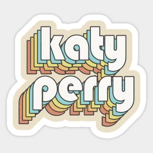 Retro Katy Perry Sticker